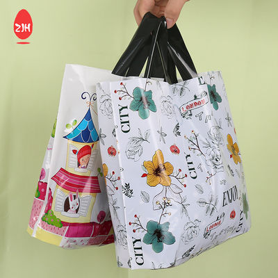 Eco-vriendelijke LDPE promotionele draagtas Logo afdrukken Shopping plastic zak