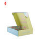جعبه هدیه بافت دار راه راه CMYK Mailer با پوشش آبی جعبه هدیه مقوایی سفت و سخت