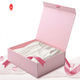 Πτυσσόμενο κουτί από χαρτόνι ανάγλυφο Pantone Κουτί δώρου με κορδέλα πολυτελείας