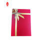 สี่เหลี่ยมผืนผ้า Matt Party Shoe Silk Ribbon Cardboard กล่องบรรจุภัณฑ์ของขวัญ Rigid Eco Friendly