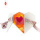 Cajas de regalo de perfume para el cuidado personal Cajas en forma de corazón del día de San Valentín con tapas