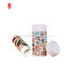 Vernikleme Kraft Kağıt Dudak Yağı Kapları Deodorant Çubuğu Mühür Kağıt Tüp Ambalajı