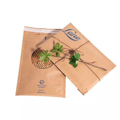 Zarflar Posta Yastıklı Kraft Kağıt Posta Göndericisi SGS Kraft Biyobozunur Çantalar