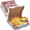 4c Impressão Offset Caixa de Armazenamento de Pizza 33*33cm Embalagem Reutilizável Caixas de Embalagem Boxese