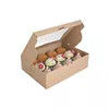 Luxus-Plätzchen-Dessert-wiederverwendbare Verpackungsbox, Cupcake-Halter, Papierbox mit Einsätzen