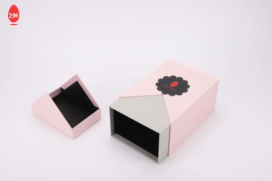 Rosa Papppapier-Geschenk-Perücken-Haar-Erweiterungs-magnetische Verpackenkasten-Prämie Luxus