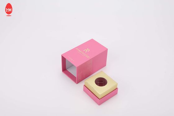 Logotipo de encargo de papel duro de empaquetado cosmético de la caja de la botella de perfume del regalo
