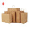 3 x 8,5 Zoll Geschenkverpackungsbeutel SGS-Kleidungsverpackungs-Kraftpapiertüte mit Griff