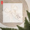 Luxe stijve bedrukte geschenk handgemaakte verpakking wit eenvoudig leeg