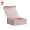 पैकिंग के लिए गुलाबी कठोर चुंबकीय तह कागज पैकेजिंग मुद्रांकन उपहार बॉक्स