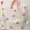LDPE Ins Style Torby do pakowania prezentów Sklep odzieżowy Peach Pattern Plastikowa torba z grubej bawełny