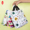 La bolsa de plástico promocional de las compras de la impresión del logotipo de la bolsa de asas del LDPE amistoso de Eco