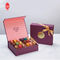 11 सेमी लक्जरी डिस्पोजेबल खाद्य पैकेजिंग कंटेनर गुलाबी मैक्रोन बॉक्स पैकेजिंग