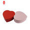 Caixas de rosa OEM embalagem caixas de presente em forma de coração de casamento para o dia dos namorados