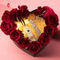 OEM Rose Boxes Packaging Valentine's Day Wedding Gift Boxes Berbentuk Hati
