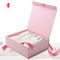 1.5mm Cardboard Gift  Recycled Packing Boxes With Ribbon