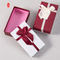 Cajas de regalo plegables de laminación mate Caja de regalo grande de cartón de cinta de lujo