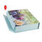 Caixa de embalagem de presente de papel BSCI laminação brilhante caixa de tampa de papelão ondulado