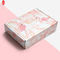 착색된 250g 아트지 화장용 포장 상자 분홍색 금박