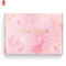 착색된 250g 아트지 화장용 포장 상자 분홍색 금박