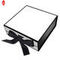 Color de encargo de empaquetado de la caja del regalo del pelo de la cartulina de la cartulina del logotipo de encargo con la cinta