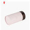 Tubo de papel cosmético de laminación brillante que graba en relieve el tubo de empaquetado del vino