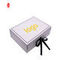 Caja de empaquetado púrpura del regalo de la cartulina de la impresión de la joyería del logotipo de encargo para la ropa