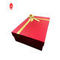 Boîte d'emballage de cadeau de carton de ruban de soie de chaussure de partie de Matt de rectangle rigide écologique