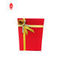 สี่เหลี่ยมผืนผ้า Matt Party Shoe Silk Ribbon Cardboard กล่องบรรจุภัณฑ์ของขวัญ Rigid Eco Friendly