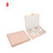 Cajas de regalo de joyería de papel de apilador de cuero repujado grande Joyería de lujo