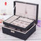 Mailing Luksusowe skórzane pudełko na biżuterię Travel Ring Naszyjnik do przechowywania