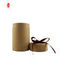 Caixa de tubo de cilindro redondo de papel kraft para embalagem de alimentos