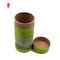 Varnishing Deodoran Tongkat Tabung Silinder Kotak Kertas Kraft Tabung Minyak Esensial Bibir