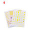 Glanzende laminering zelfklevende papieren stickers