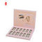 Boîtes faites sur commande de fard à paupières de luxe de palette cosmétique colorée de boîte de maquillage avec la copie de logo