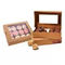 Бумажная коробка держателя кекса коробки роскошного десерта печенья многоразовая упаковывая с вставками
