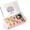 Многоразовая упаковка коробки Моти Логотип КМИК Складывая упаковку пончика пекарни Моти
