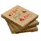 Caja de embalaje de papel corrugado de caja de embalaje de pizza de flauta de barniz de 8 pulgadas