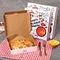 Scatola per imballaggio in cartone ondulato CMYK Scatola per pizza riutilizzabile in cartone da 12 pollici