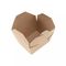 Χάρτινο κουτί μιας χρήσης Take Away Matt Lamination Kraft Bubble Συσκευασία τροφίμων