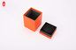 جعبه شمع بسته بندی کادویی مقوایی نارنجی دوستدار سازگار با محیط زیست با درب